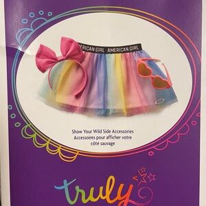 American Girl Truly Me Rainbow Skirt Accessory Set – Headband & Sunglasses